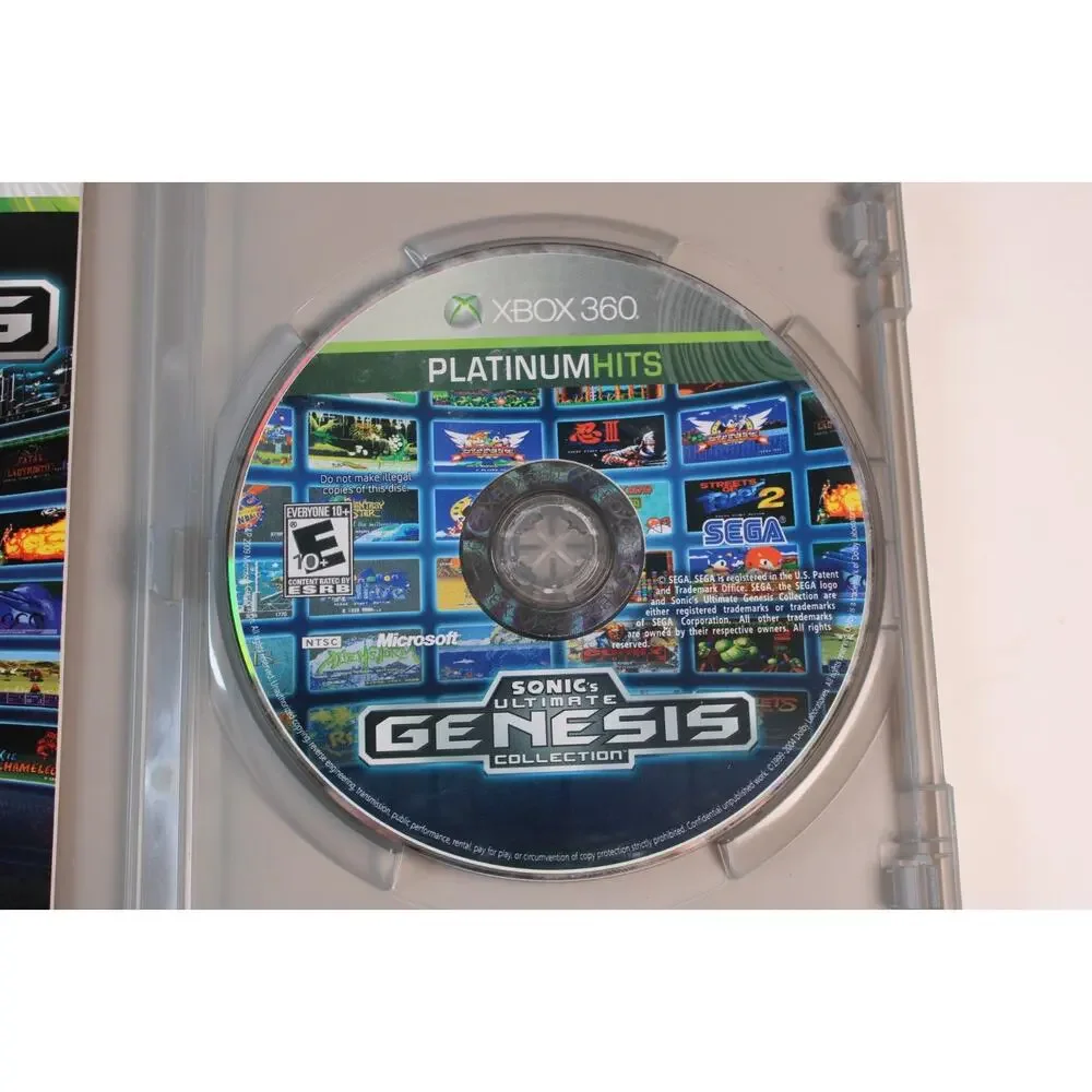 Sonic's Ultimate Genesis Collection (Xbox 360, 2009) Authentic, complete, tested